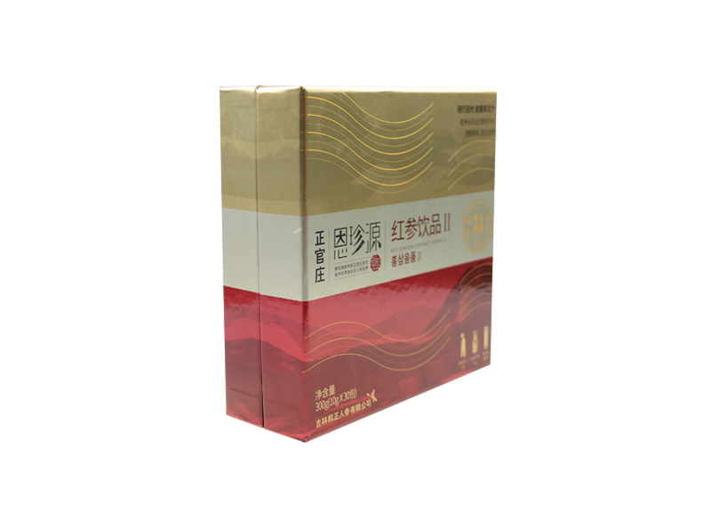 正官莊(zhuang)紅(hong)蓡飲品(pin)Ⅱ包(bao)裝(zhuang)盒